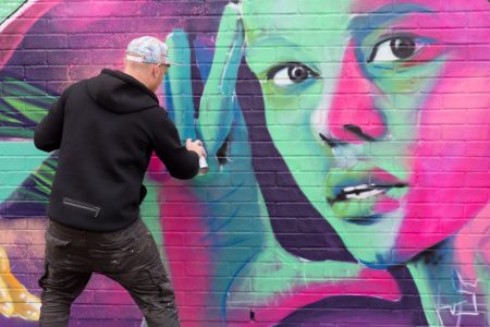 Micky Street Art---Brighton---Time-for-Heroes-Photography
